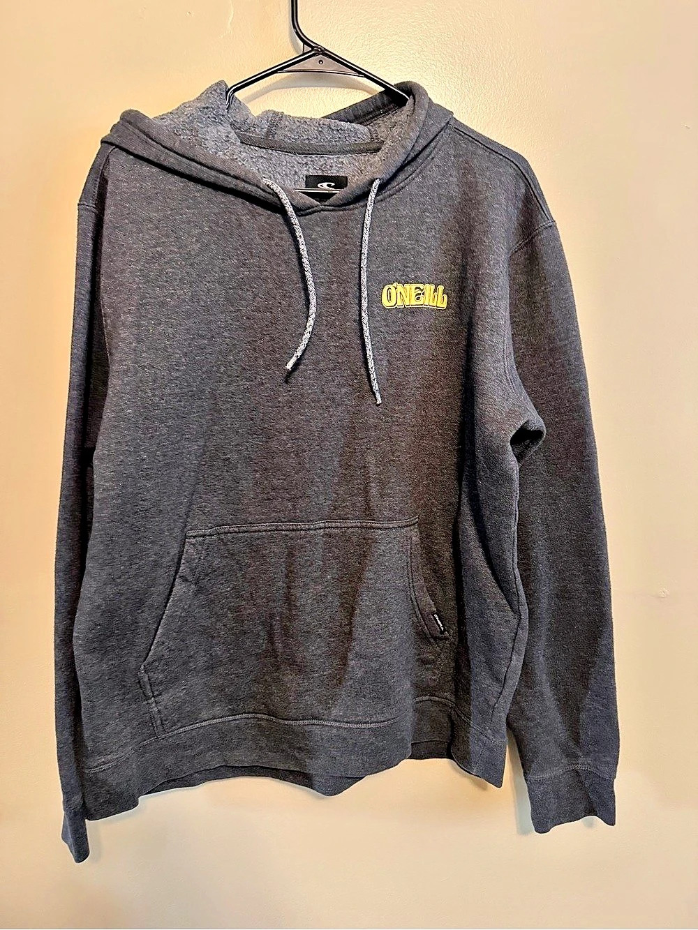 O'Neill Men's Pullover Hoodie Gray Large Like New